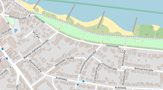 Restaurant auf Karte