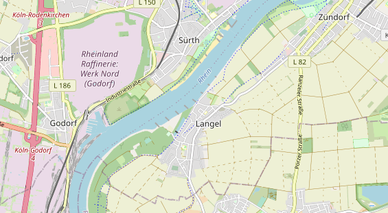 Restaurant auf Karte