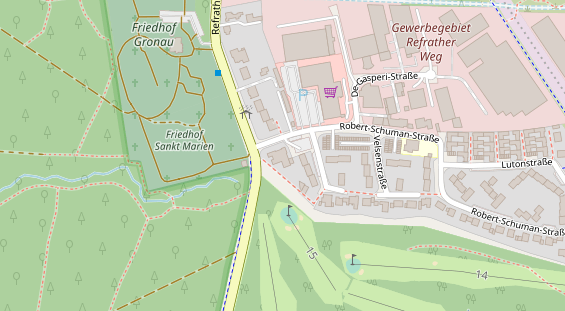 Restaurant auf Karte