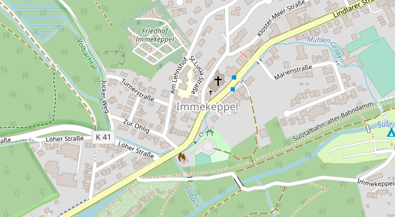 Restaurant auf Karte