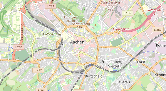 Restaurant auf Karte