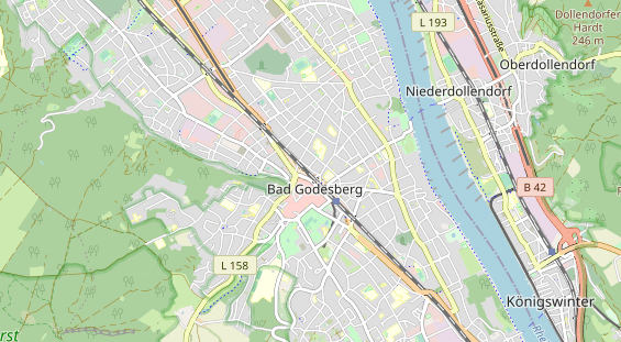 Restaurant auf Karte
