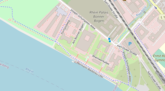 Restaurant auf Karte