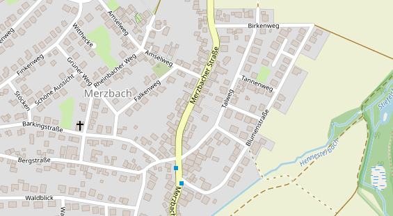 Restaurant auf Karte