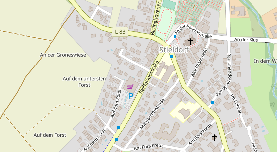 Restaurant auf Karte