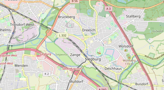 Restaurant auf Karte