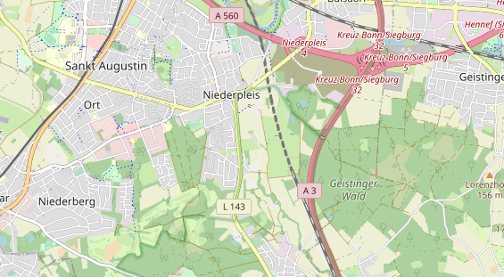 Restaurant auf Karte