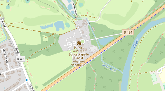 Restaurant auf Karte