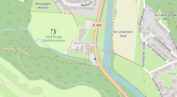 Restaurant auf Karte