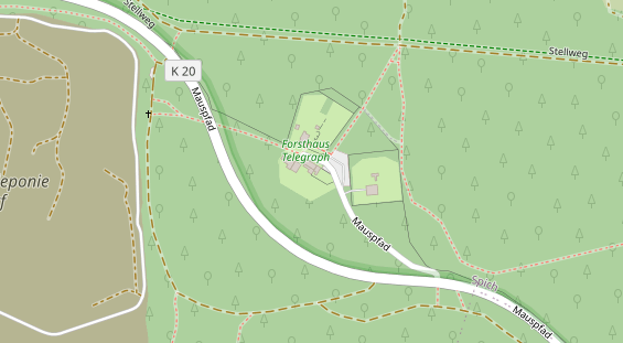 Restaurant auf Karte