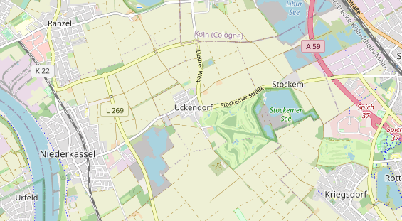 Restaurant auf Karte