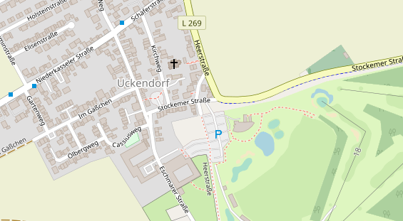 Restaurant auf Karte