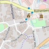 Restaurant auf Karte