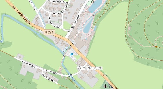 Restaurant auf Karte