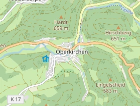 Restaurant auf Karte