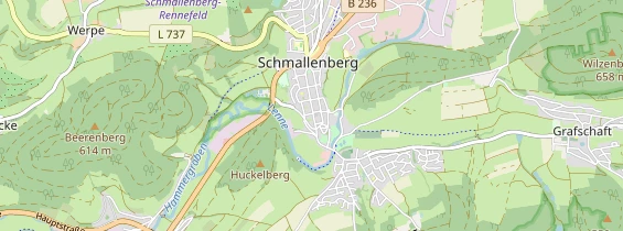 Restaurant auf Karte