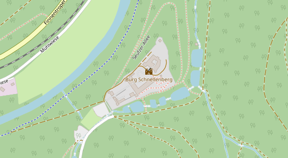 Restaurant auf Karte