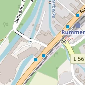 Restaurant auf Karte