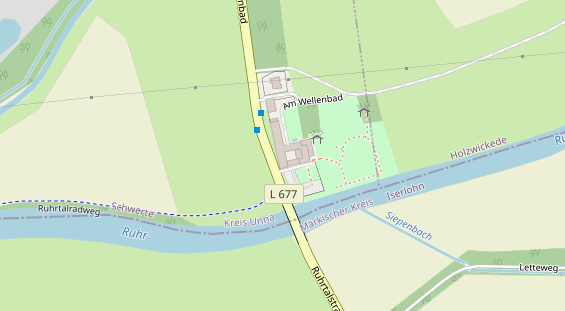 Restaurant auf Karte