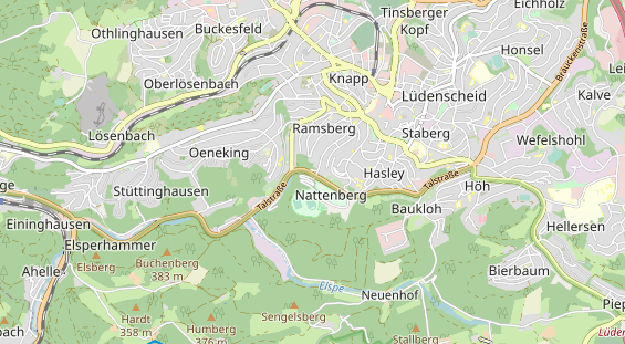 Restaurant auf Karte