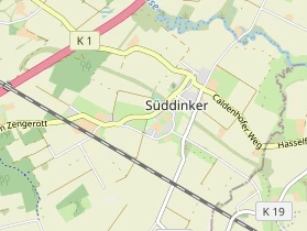 Restaurant auf Karte