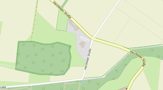 Restaurant auf Karte