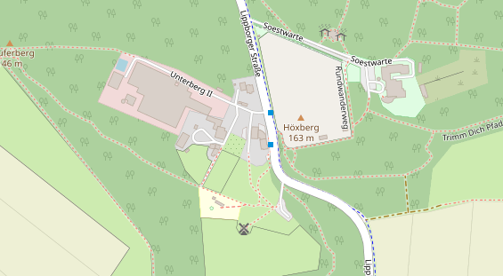 Restaurant auf Karte