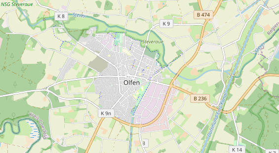 Restaurant auf Karte