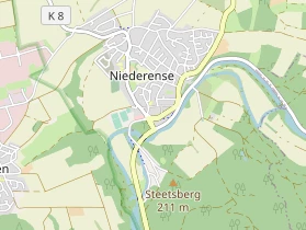Restaurant auf Karte
