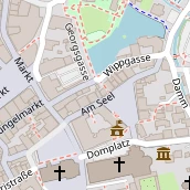 Restaurant auf Karte