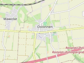 Restaurant auf Karte