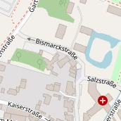 Restaurant auf Karte