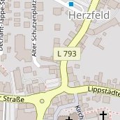 Restaurant auf Karte