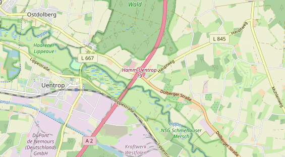 Restaurant auf Karte