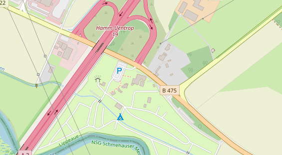 Restaurant auf Karte