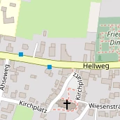 Restaurant auf Karte