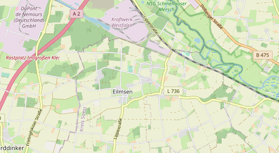 Restaurant auf Karte