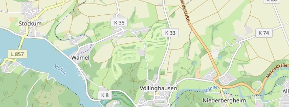 Restaurant auf Karte