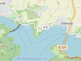 Restaurant auf Karte