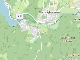 Restaurant auf Karte