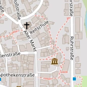 Restaurant auf Karte