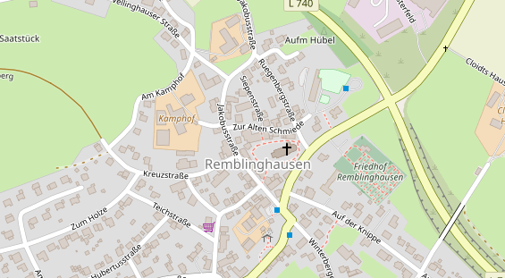 Restaurant auf Karte