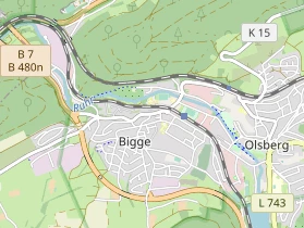 Restaurant auf Karte