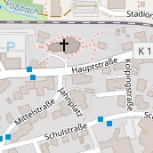 Restaurant auf Karte