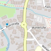 Restaurant auf Karte