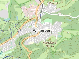 Restaurant auf Karte