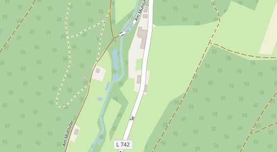 Restaurant auf Karte