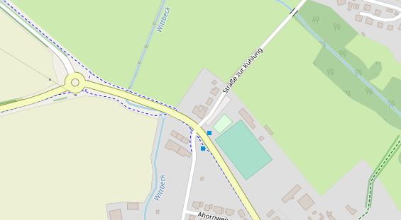 Restaurant auf Karte