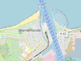 Restaurant auf Karte