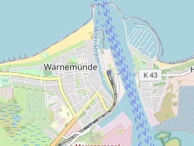 Restaurant auf Karte